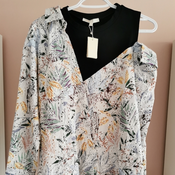 ❌SOLD❌ Maje Jungle Blanc Shirt - Picture 2 of 9